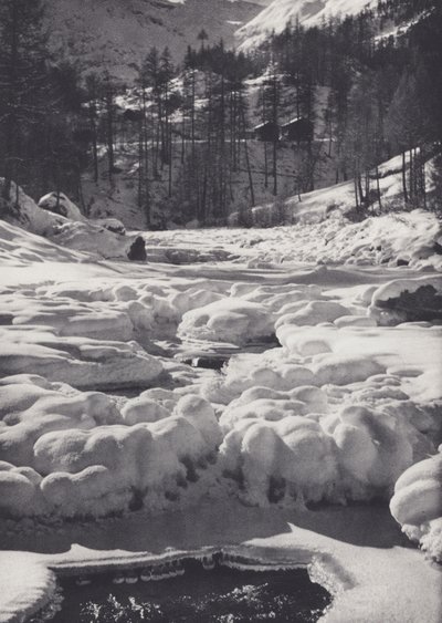 Pennine Alpen: Bevroren Stroom door Francis Sydney Smythe
