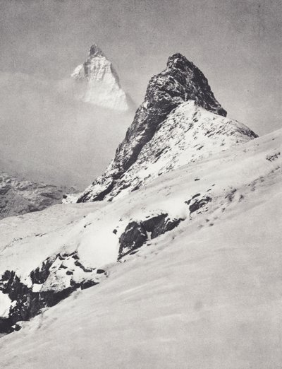 Pennine Alpen: De Matterhorn en de Riffelhorn door Francis Sydney Smythe
