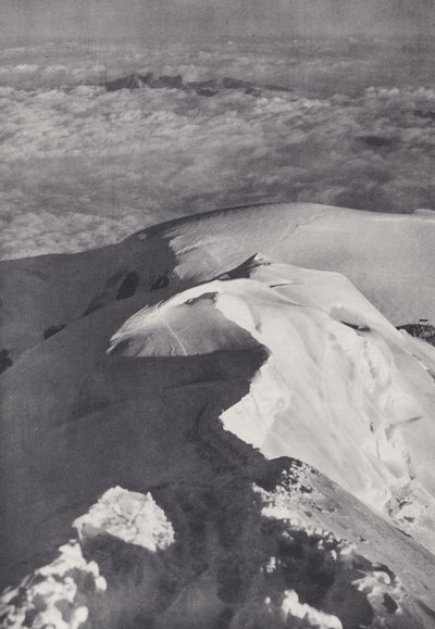 Range van Mont Blanc: De Topkam van Mont Blanc door Francis Sydney Smythe