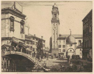 S.S. Apostoli, Venetië door Francis Sydney Unwin