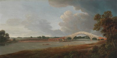 Oude Walton-brug door Francis Towne