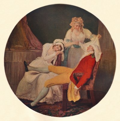 Lady Easys Steinkirk: Een Scène uit De Onverschrokken Echtgenoot door Colley Cibber Act V, Scène 5, 193 door Francis Wheatley