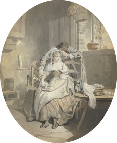 Rustieke hofmakerij door Francis Wheatley