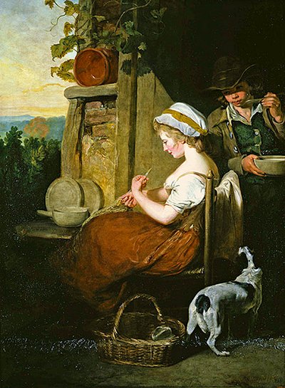 Rustieke hofmakerij door Francis Wheatley