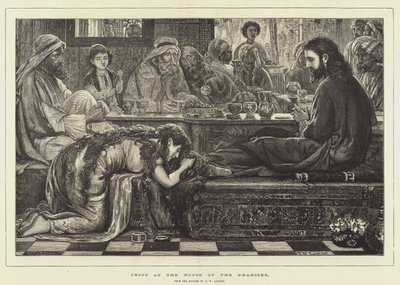 Jezus in het huis van de Farizeeër door Francis Wilfred Lawson