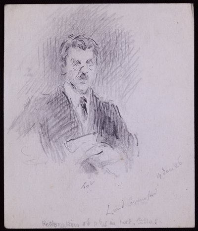 Portret van de Graaf van Crawford & Balcarres door Francis Wilfred Lawson