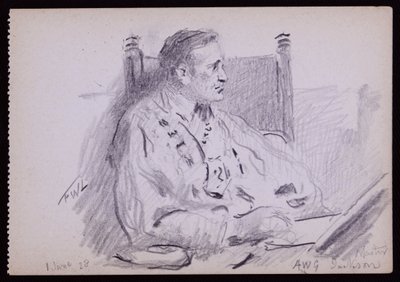 Portret van Ernest Jackson door Francis Wilfred Lawson