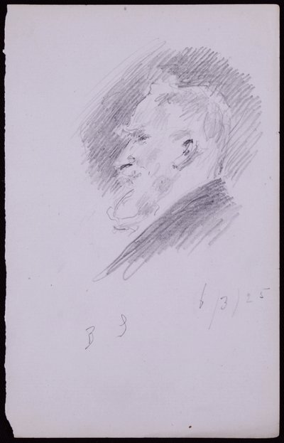 Portret van George Bernard Shaw door Francis Wilfred Lawson