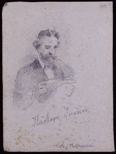 Portret van H Thackeray Turner, c.1900 door Francis Wilfred Lawson