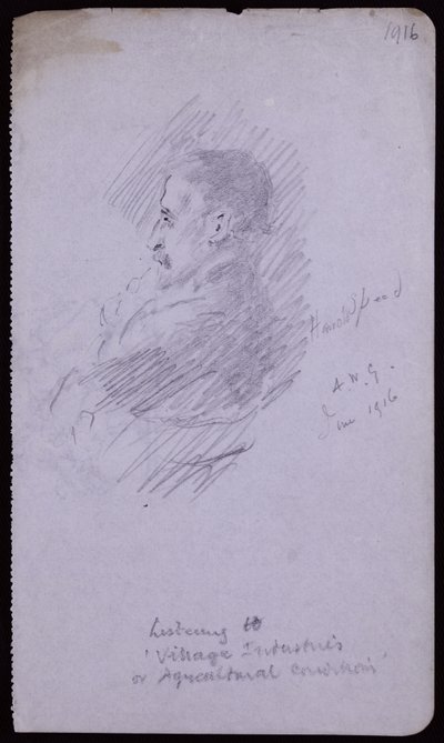 Portret van Harold Speed door Francis Wilfred Lawson