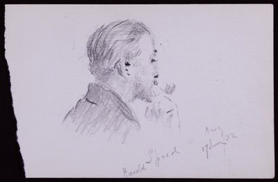 Portret van Harold Speed door Francis Wilfred Lawson