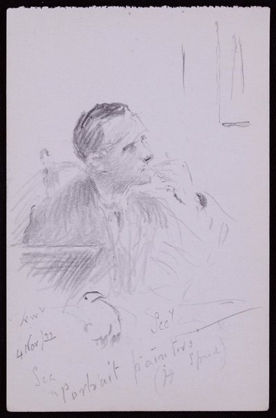 Portret van Harold Speed door Francis Wilfred Lawson
