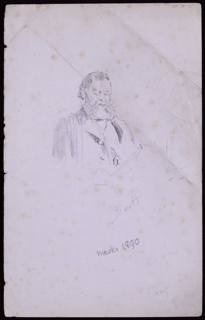 Portret van John Brett door Francis Wilfred Lawson