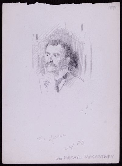 Portret van Mervyn Macartney door Francis Wilfred Lawson