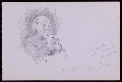 Portret van Selwyn Image door Francis Wilfred Lawson