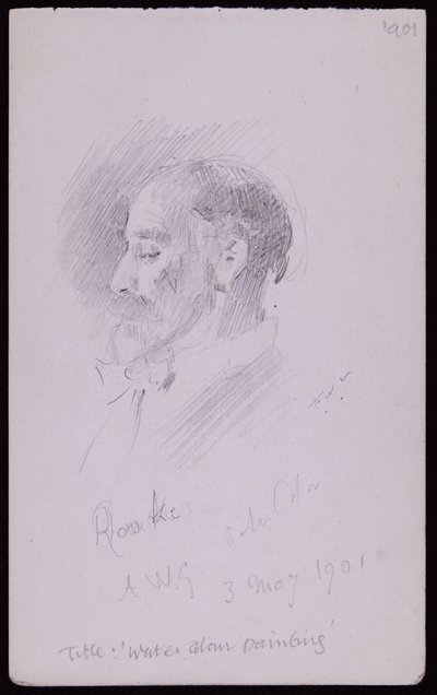 Portret van TM Rooke door Francis Wilfred Lawson