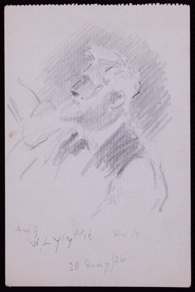 Portret van WL Wyllie door Francis Wilfred Lawson