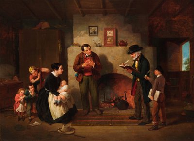 De volkstelling door Francis William Edmonds