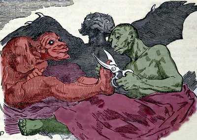 Ze maken hun toilet: gravure door Francisco Goya y Lucientes (1746-1826) gemaakt rond 1820 door Francisco (after) Goya y Lucientes