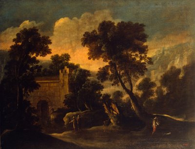 Landschap met Ruïnes, ca. 1634 door Francisco Collantes