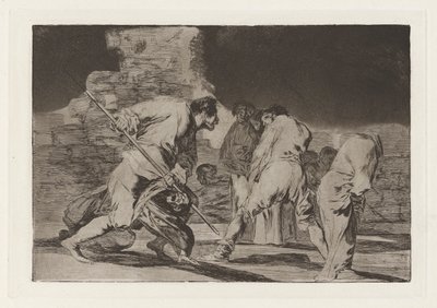Disparate furioso (Woedende dwaasheid), ook bekend als Hizonos dios y maravillamos nos (Het is verbazingwekkend en wij zijn door God gemaakt, uit de serie Los disparates (De spreekwoorden) door Francisco de Goya