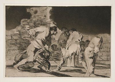Disparate furioso, pl. 6 uit de serie Los proverbios door Francisco de Goya
