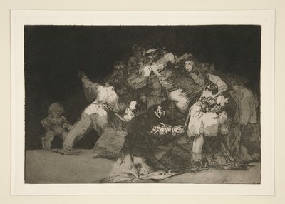 Disparate general (Algemene dwaasheid), pl. 9 uit de serie Los proverbios door Francisco de Goya