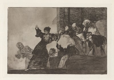 Disparate pobre, ook bekend als Twee hoofden zijn beter dan één, uit de serie Los disparates door Francisco de Goya