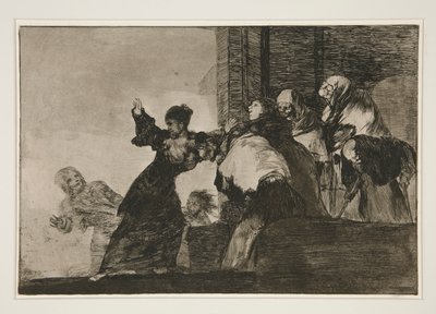 Disparate pobre (Arme dwaasheid), pl. 11 uit de serie Los proverbios door Francisco de Goya