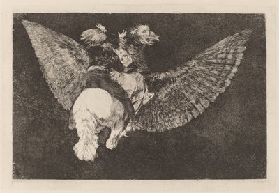 Disparate volante (Vliegende dwaasheid) door Francisco de Goya