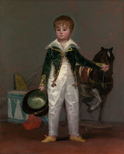 José Costa y Bonells stierf 1870, genaamd Pepito, ca. 1810 door Francisco de Goya