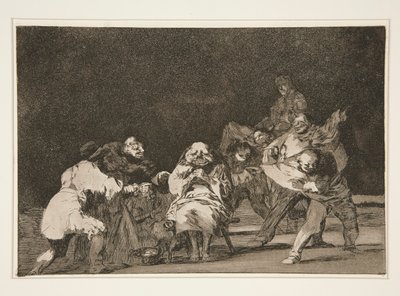 La Lealtad (Loyaliteit), pl. 17 uit de serie Los proverbios door Francisco de Goya