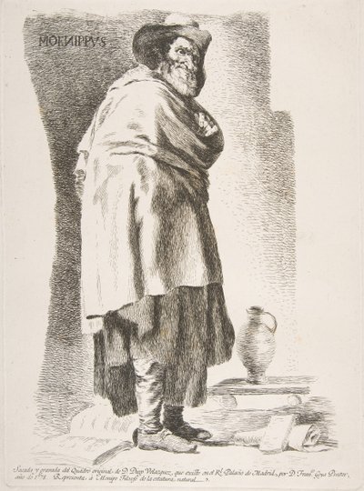 Moenippus Menipo Filosofo, 1778 door Francisco de Goya