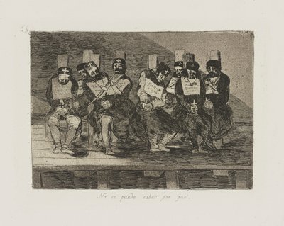 Men kan niet weten waarom (One Can door Francisco de Goya