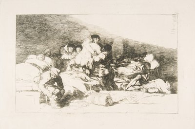 Plaat 25 uit De Rampen van de Oorlog: Deze ook door Francisco de Goya