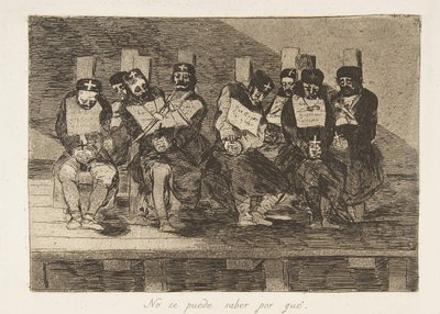 Los Desastres de La Guerra: Een C..., 1810 gepubliceerd 1863 door Francisco de Goya