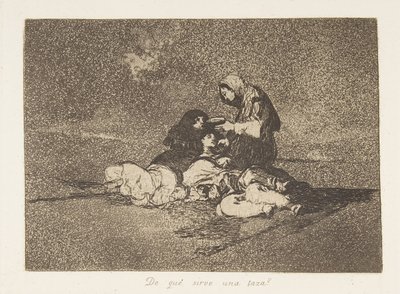 Plaat 59 uit De rampen van de oorlog door Francisco de Goya