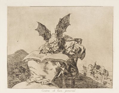 Plaat 71 uit De Rampen van de Oorlog, na 1814-15 gepubliceerd 1863 door Francisco de Goya