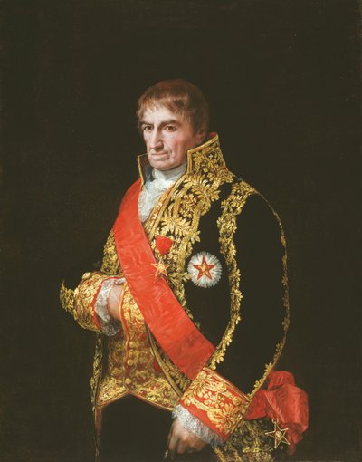 Portret van Generaal José Manuel Romero door Francisco de Goya