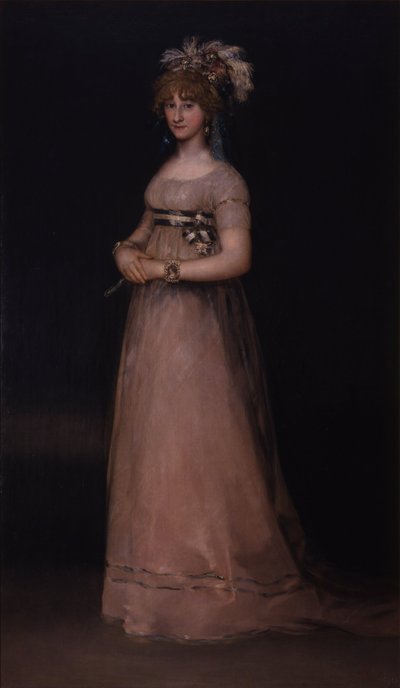 Portret van de gravin van Chinchón door Francisco de Goya