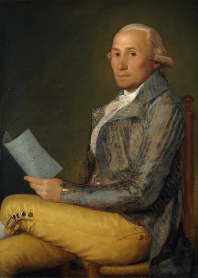 Sebastián Martínez y Pérez door Francisco de Goya