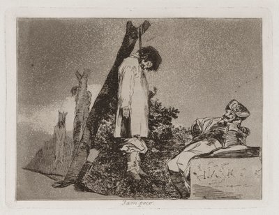 Tampoco (Ook Niet), Plaat 36 uit Los desastres de la guerra (De Rampen van de Oorlog) door Francisco de Goya