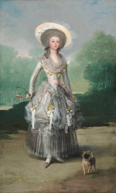 De Marquesa de Pontejos door Francisco de Goya