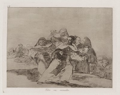 Alles is in de war, Plaat 42 uit Los desastres de la guerra door Francisco de Goya