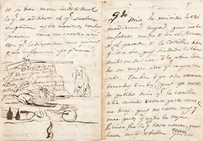 Brief aan Martín Zapater door Francisco de Goya