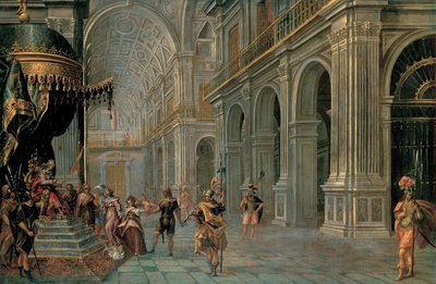 Het oordeel van Salomo door Francisco Gutiérrez Cabello