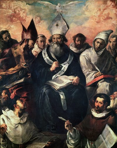 St. Basil dicteert zijn doctrine door Francisco Herrera