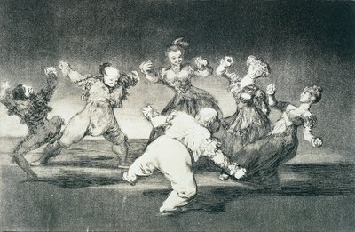 Disparate Alegre (Vrolijke Dwaasheid) door Francisco de Goya