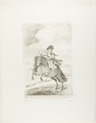 Baltasar Carlos door Francisco Jose de Goya y Lucientes
