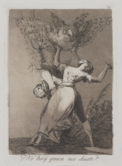 Kan Niemand Ons Losmaken? door Francisco de Goya